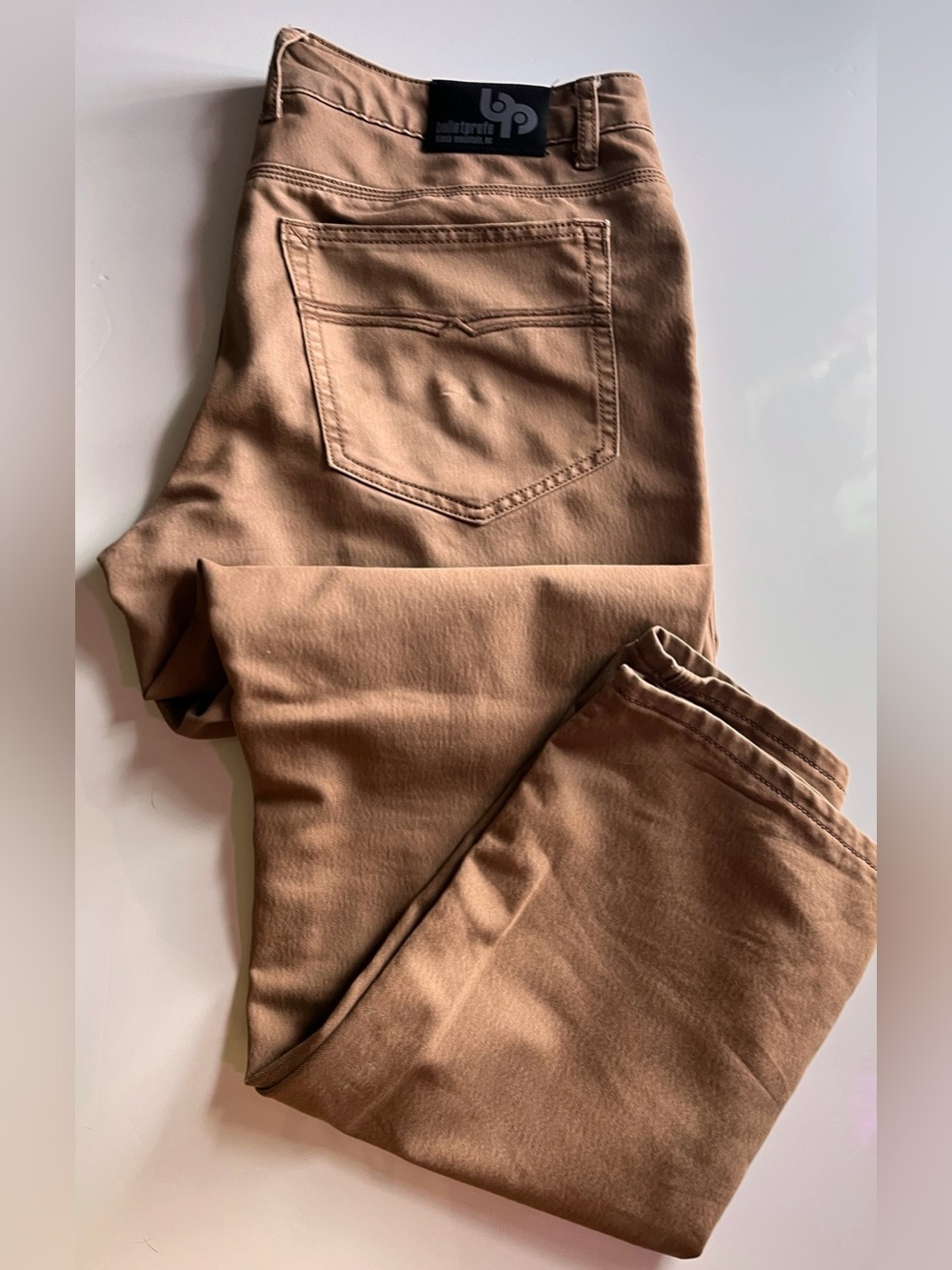 Bulletprufe • Slim Fit Men’s Jeans in Light Brown -